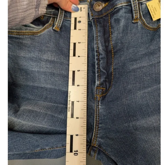 NWT Stetson High Rise Flare Jeans Womens 8 Reg Blue Denim Stretch 11-054-0921 - Picture 13 of 16